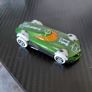 Green and Orange Toy Sports Car